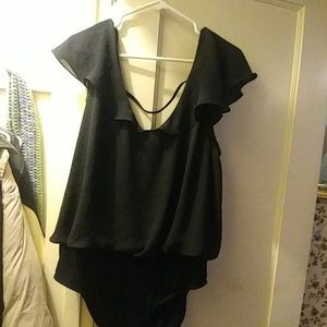 Black top/ bodysuit